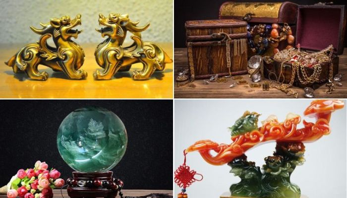 Áp dụng vật phẩm phong thủy